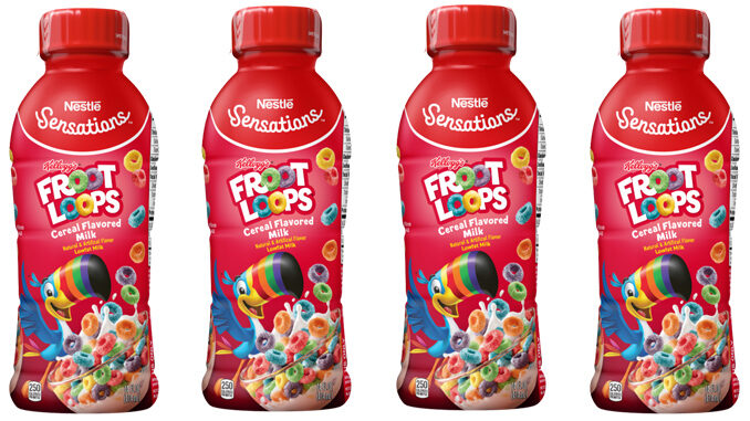 New Nestlé Sensations Froot Loops Cereal Flavored Milk Coming In January 2022